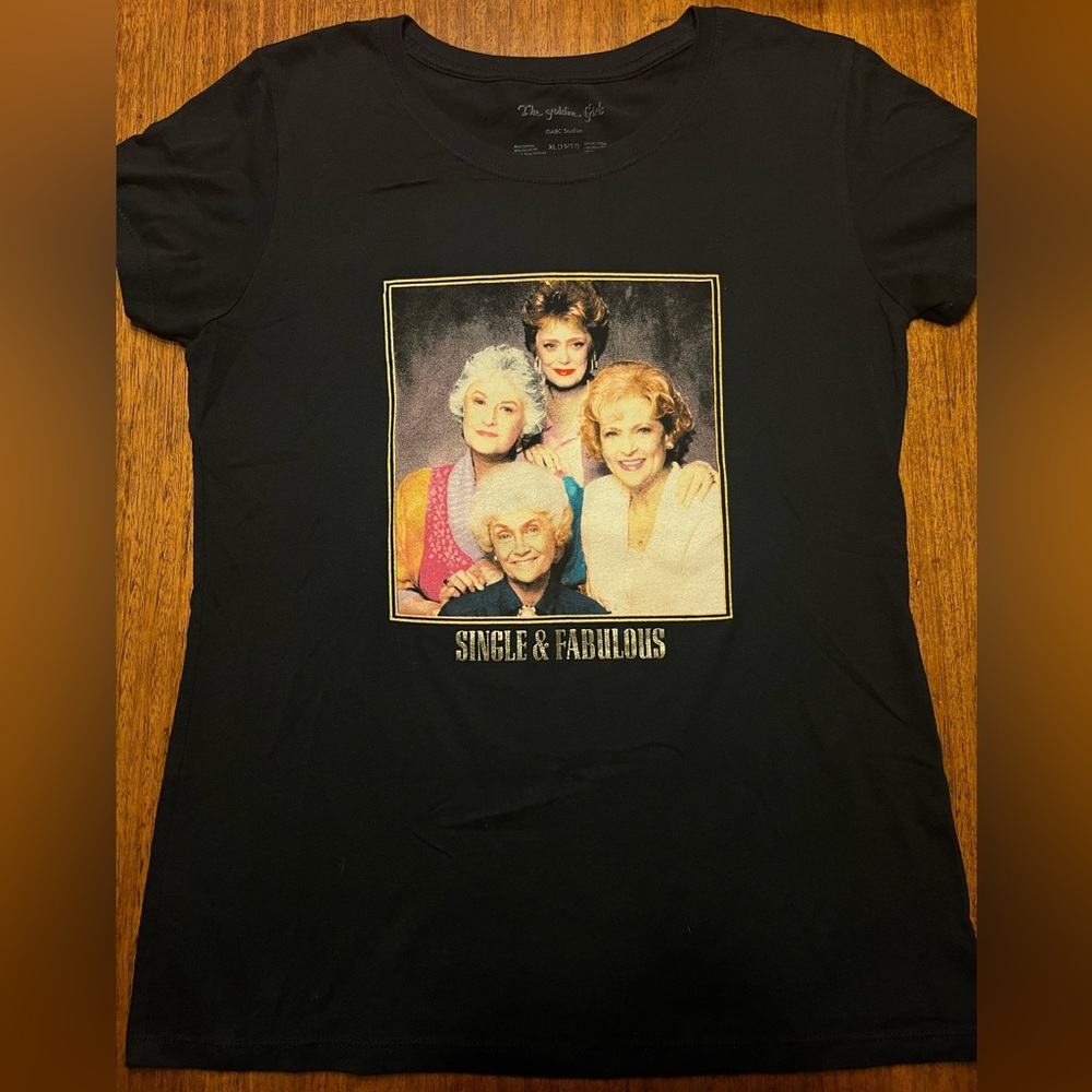 Black Golden Girls Graphic tee, cotton material